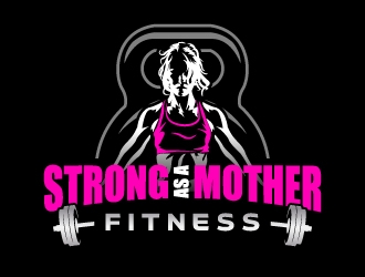 Strong As A Mother Fitness logo design by jaize