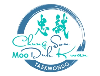 CHUNG SON MOO DUK KWAN logo design by MAXR