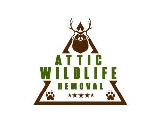 ATTIC WILDLIFE REMOVAL logo design by AYATA