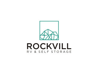 Rockvill RV & Self Storage logo design by dewipadi
