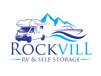 Rockvill RV & Self Storage logo design by MAXR