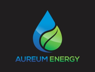 AUREUM ENERGY logo design by rokenrol