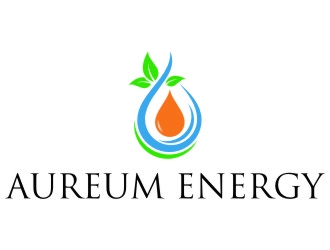 AUREUM ENERGY logo design by jetzu