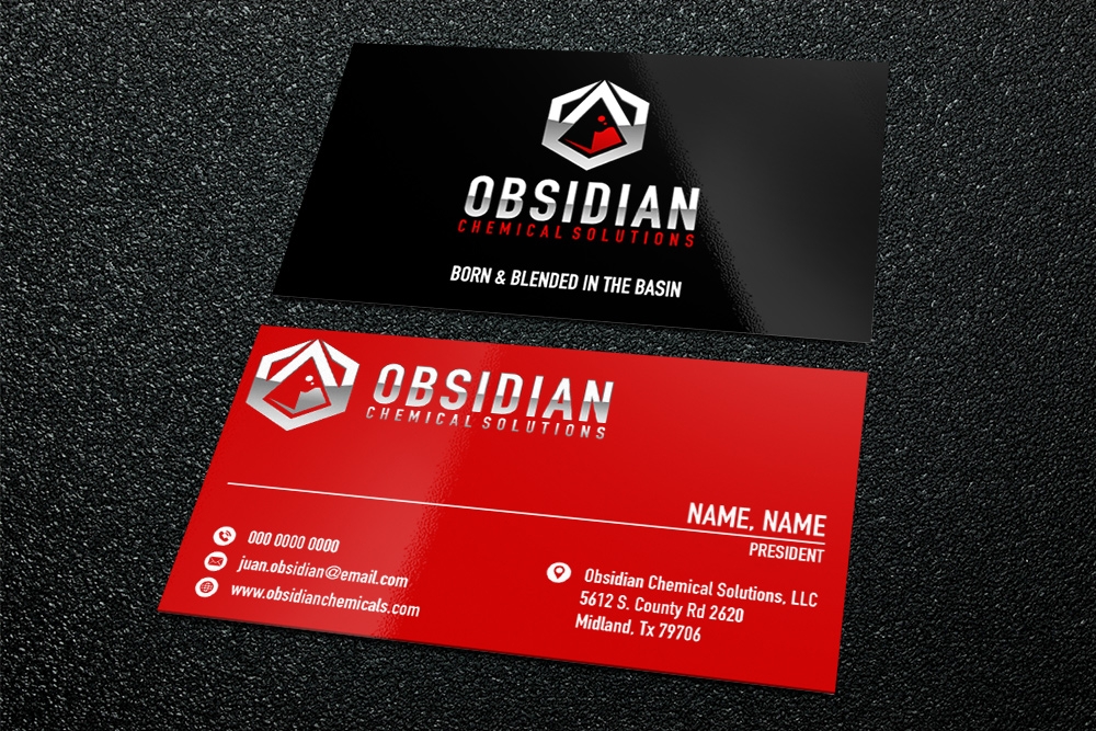 Obsidian Chemical Solutions logo design by Art_Chaza