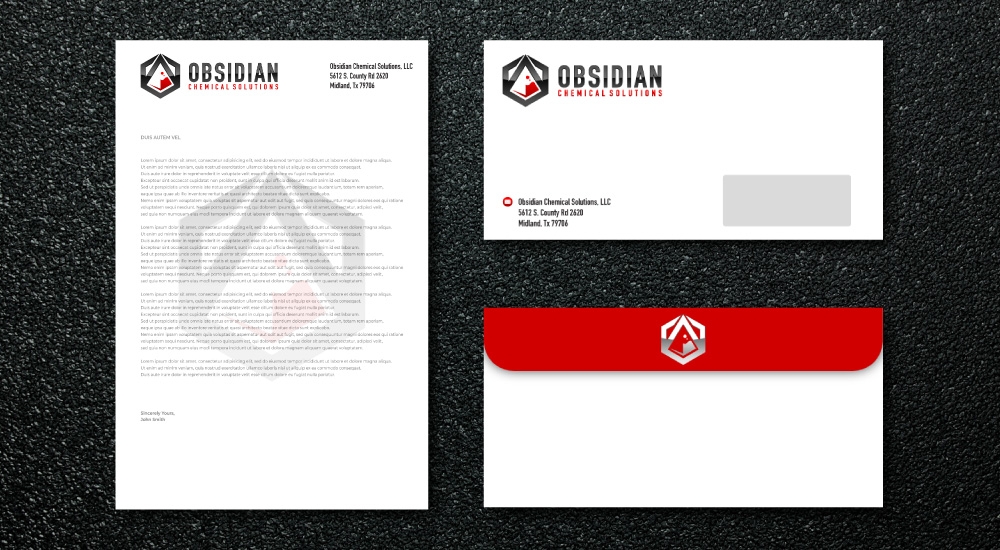Obsidian Chemical Solutions logo design by Art_Chaza