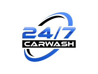 24/7 CarWash logo design by imagine
