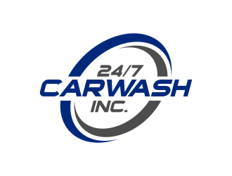 24/7 CarWash logo design by pakNton