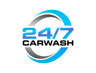 24/7 CarWash logo design by akhi