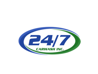 24/7 CarWash logo design by sikas