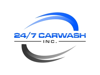 24/7 CarWash logo design by excelentlogo