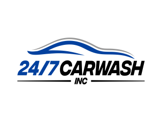 24/7 CarWash logo design by ingepro