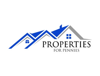 Properties For Pennies logo design by jetzu