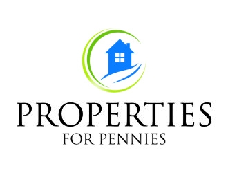 Properties For Pennies logo design by jetzu