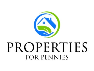Properties For Pennies logo design by jetzu
