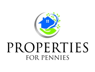 Properties For Pennies logo design by jetzu