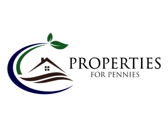 Properties For Pennies logo design by jetzu