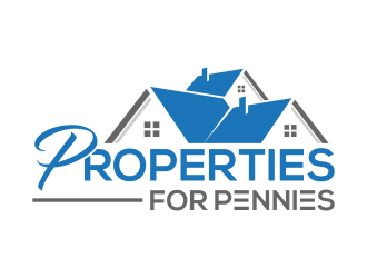 Properties For Pennies logo design by IrvanB