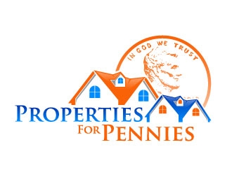 Properties For Pennies logo design by daywalker