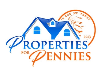 Properties For Pennies logo design by daywalker