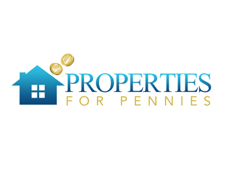 Properties For Pennies logo design by kunejo