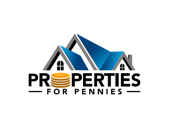 Properties For Pennies logo design by pakderisher