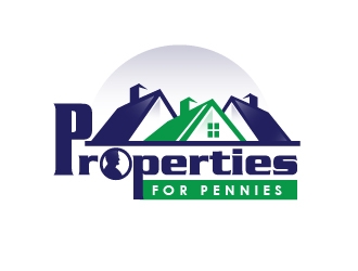Properties For Pennies logo design by Suvendu