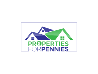 Properties For Pennies logo design by hwkomp