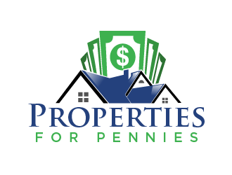 Properties For Pennies logo design by THOR_