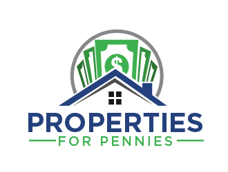 Properties For Pennies logo design by THOR_