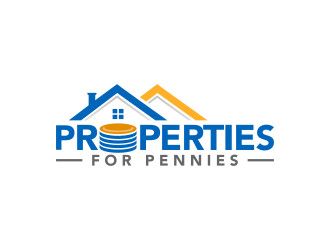 Properties For Pennies logo design by pakderisher