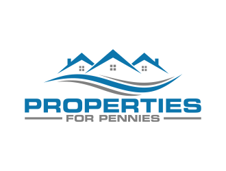 Properties For Pennies logo design by maseru