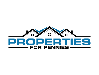 Properties For Pennies logo design by maseru