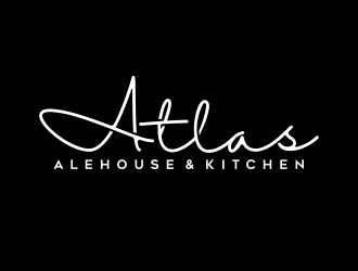 Atlas Alehouse & Kitchen logo design by ekitessar