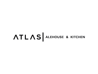 Atlas Alehouse & Kitchen logo design by Lovoos