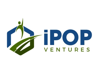 iPOP Ventures logo design by lbdesigns