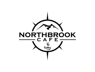 Northbrook Cafe logo design by ubai popi
