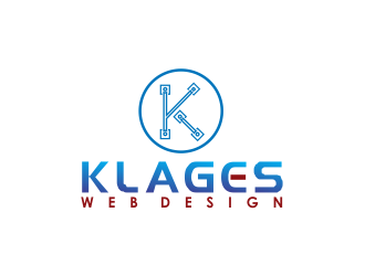 Klages Web Design logo design by giphone