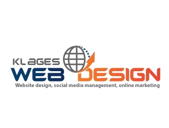 Klages Web Design logo design by lbdesigns