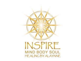 Inspire  Mind Body Soul   Healing by Alaynne logo design by Roma