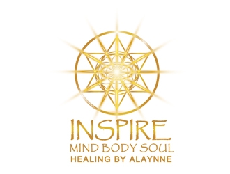 Inspire  Mind Body Soul   Healing by Alaynne logo design by Roma