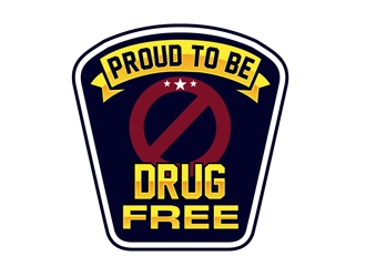 Proud To Be Drug Free logo design by DreamLogoDesign