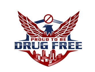 Proud To Be Drug Free logo design by DreamLogoDesign