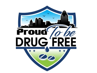 Proud To Be Drug Free logo design by DreamLogoDesign