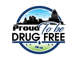 Proud To Be Drug Free logo design by DreamLogoDesign