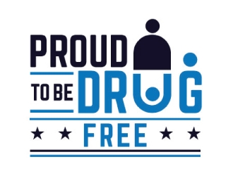 Proud To Be Drug Free logo design by jishu