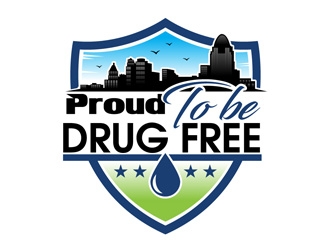 Proud To Be Drug Free logo design by DreamLogoDesign