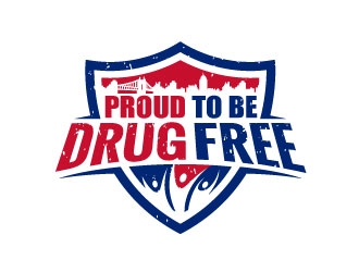 Proud To Be Drug Free logo design by sanworks