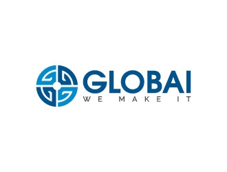GLOBAI logo design by pixalrahul