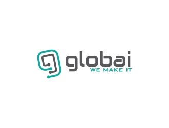 GLOBAI logo design by Erasedink