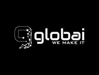 GLOBAI logo design by Erasedink